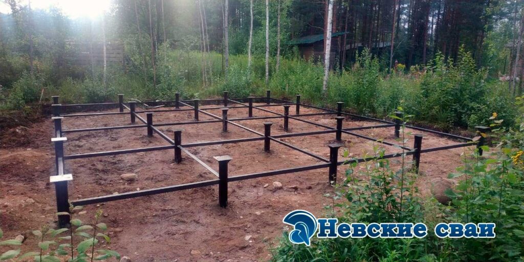 Свайно винтовой фундамент